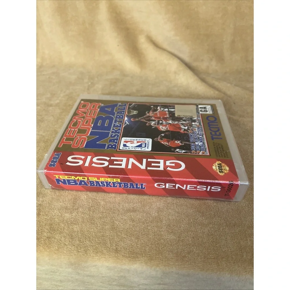 Tecmo Super NBA Basketball (Sega Genesis, 1993)‎